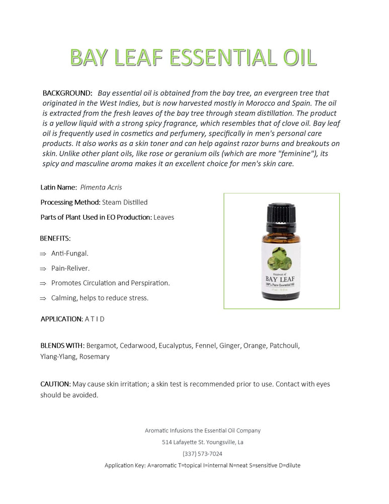 Bay Leaf Essential Oil 15ml