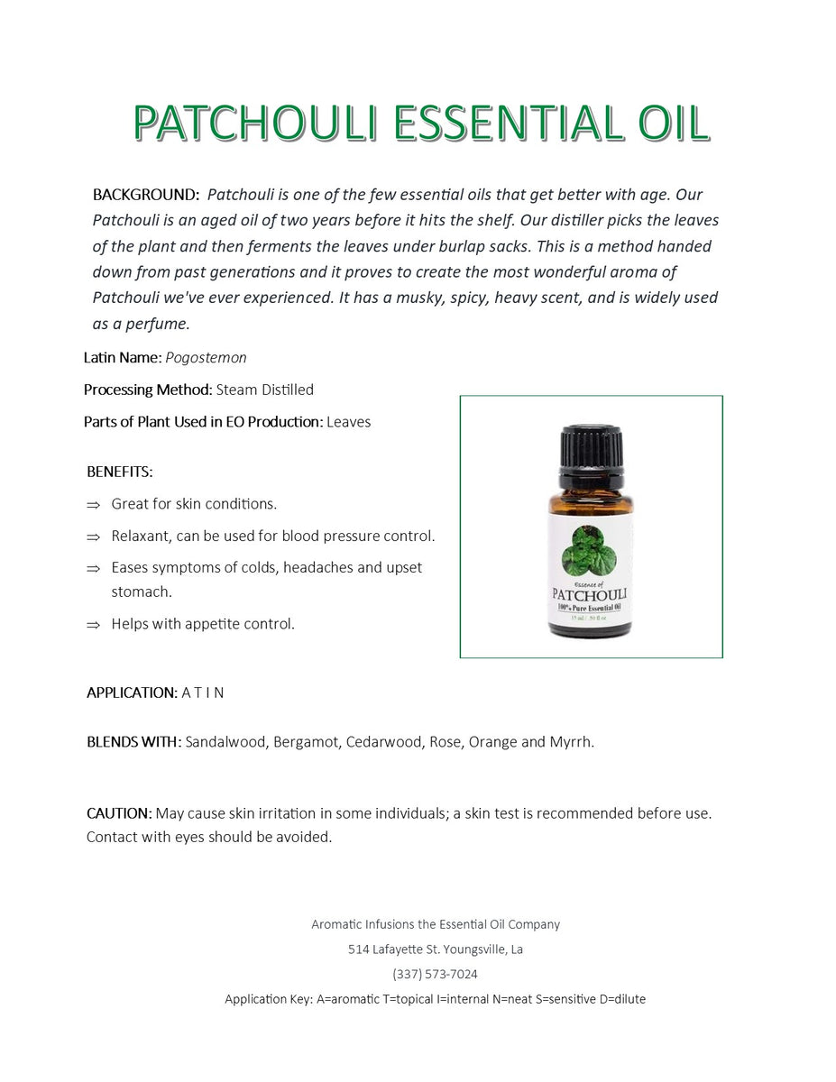 Use Patchouli Essential Oil: The benefits and uses safely and effectively