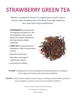 Green Tea, Strawberry OR