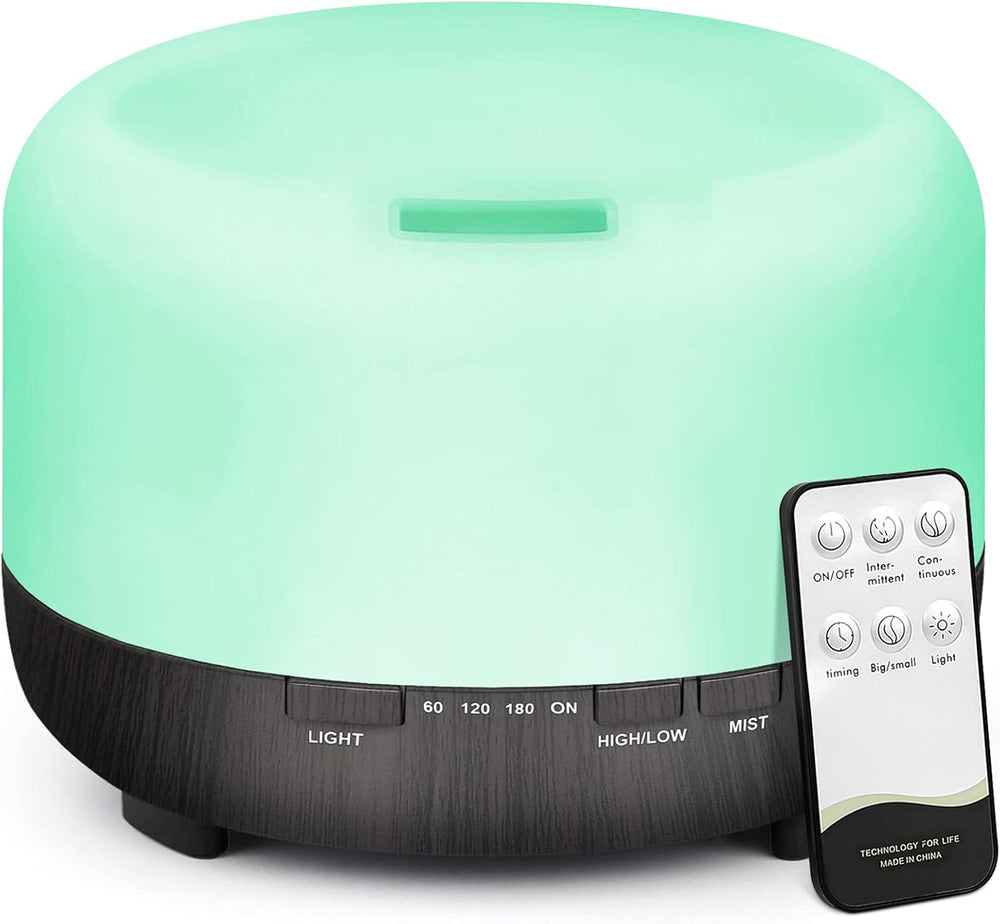 Essential Oil Diffuser 500ml w/Remote