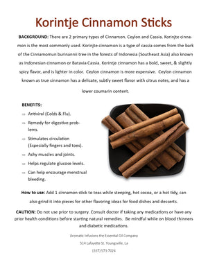 Cinnamon Sticks 2 3/4" OR
