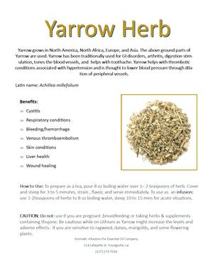 Yarrow Herb Cut OR