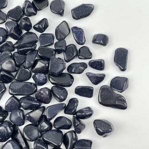 
                
                    Load image into Gallery viewer, Blue Goldstone Tumbled Chip
                
            