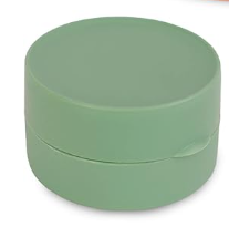 Round Travel Soap Case - Green