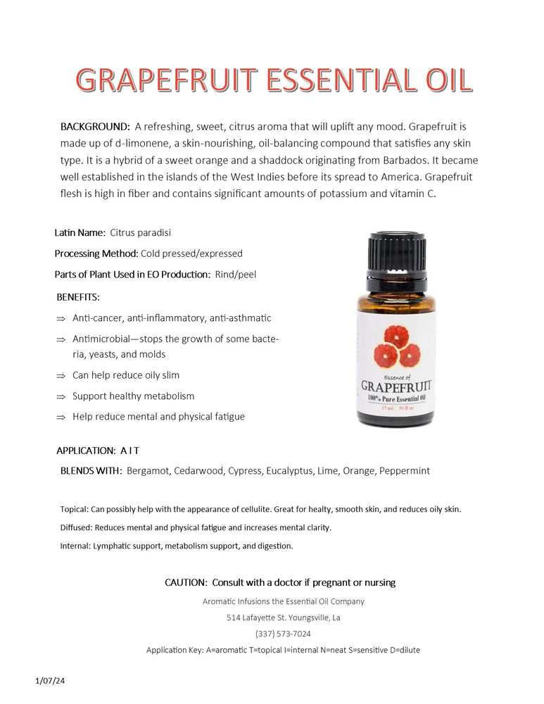 Grapefruit Essential Oil 15ml