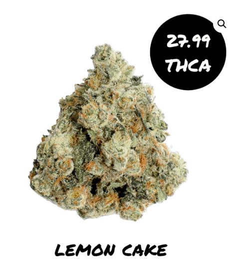 3.5g THCA Flower - Lemon Cake for Supercharged (Sativa)