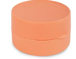Round Travel Soap Case - Orange