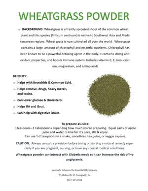 Wheat Grass Powder OR