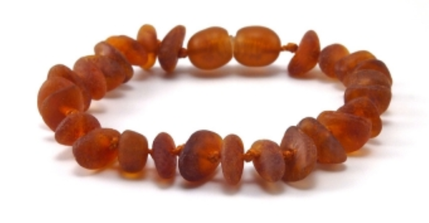 
                
                    Load image into Gallery viewer, Authentic Baltic Amber Baby Teething Bracelet Unpolished Healing Nuggets
                
            