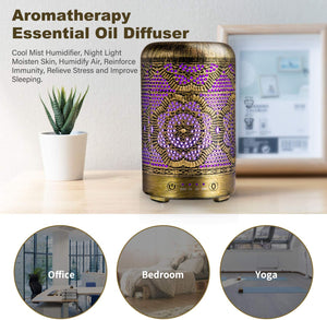 
                
                    Load image into Gallery viewer, Diffuserlove Essential Oil Diffuser Metal Vintage 100ml
                
            