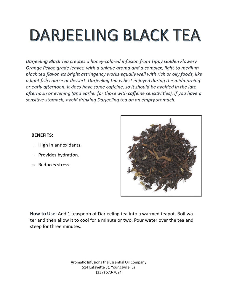 
                
                    Load image into Gallery viewer, Darjeeling Black Tea, Tibby Golden Flowery OP
                
            