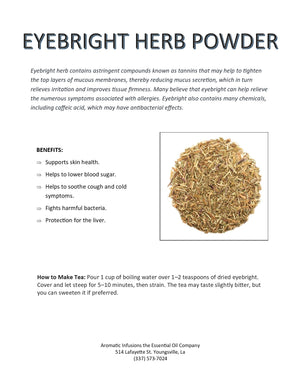 
                
                    Load image into Gallery viewer, Eyebright Herb Powder
                
            