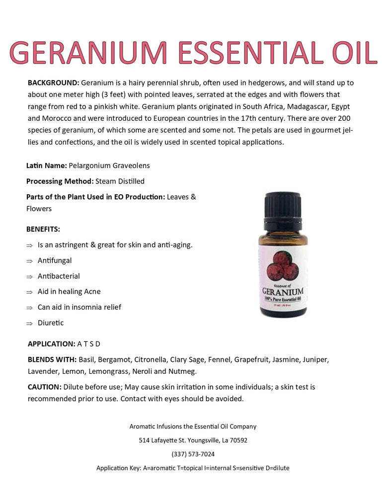 10 Benefits and Uses of Geranium Oil