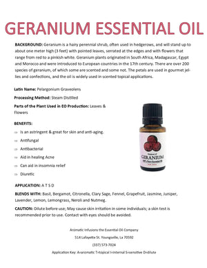Geranium Essential Oil 15ml