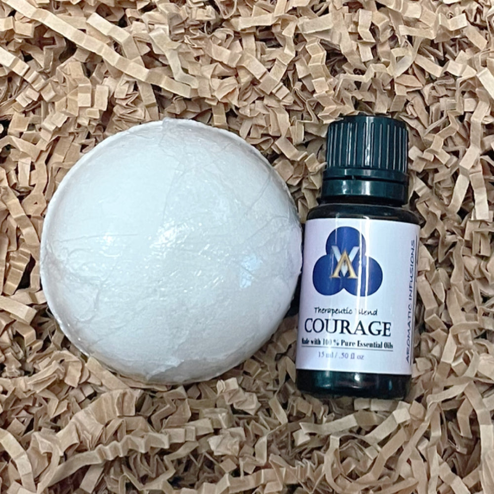 
                
                    Load image into Gallery viewer, Courage Aromatic Bath Bomb
                
            