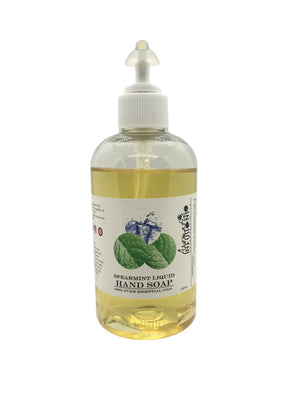 
                
                    Load image into Gallery viewer, Spearmint Liquid Hand Soap 8oz
                
            