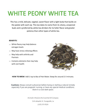 White Peony White Tea OR