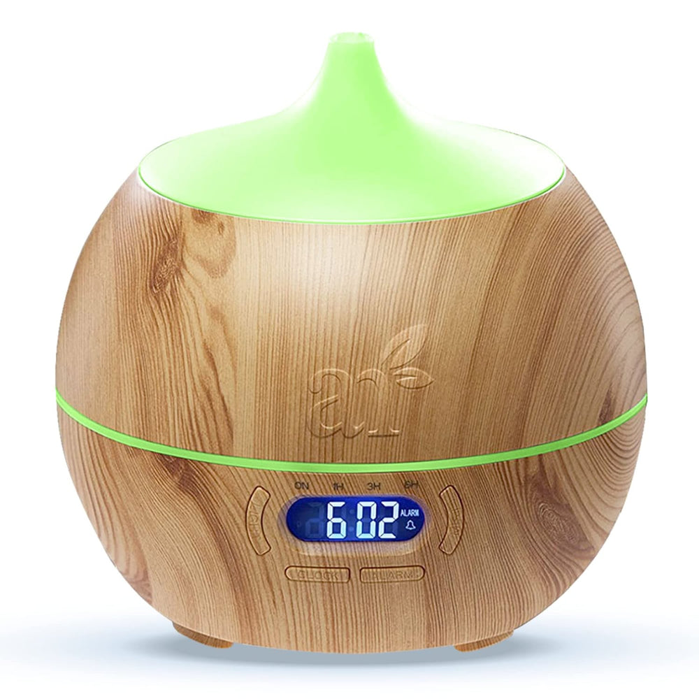 
                
                    Load image into Gallery viewer, Artnaturals Essential Oil Diffuser and Humidifier with Bluetooth Speaker Clock - (13.5 Fl Oz / 400ml Tank) - Electric Cool Mist Aromatherapy for Office, Home, Bedroom, Baby Room
                
            