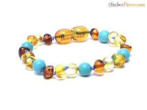 
                
                    Load image into Gallery viewer, Amber Bracelet Turquoise
                
            