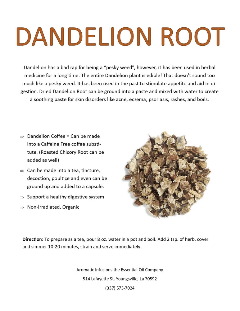 
                
                    Load image into Gallery viewer, Dandelion Root Cut OR
                
            