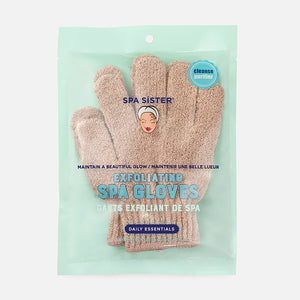 Exfoliating Spa Gloves - Beige