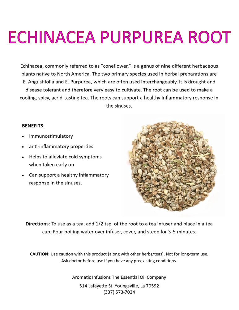 Echinacea Purpurea Root Cut