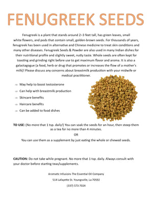 
                
                    Load image into Gallery viewer, Fenugreek Seed, Whole OR
                
            