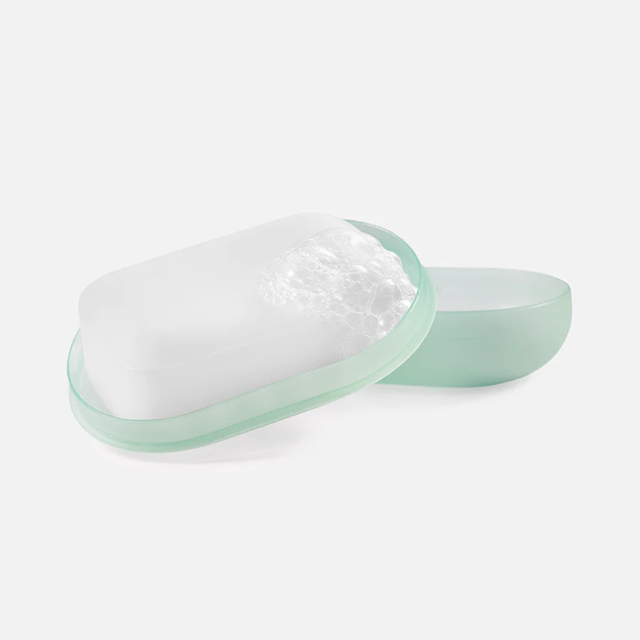 Frosted Travel Soap Dish - Juniper Frost
