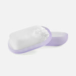 Frosted Travel Soap Dish - Purple Frost