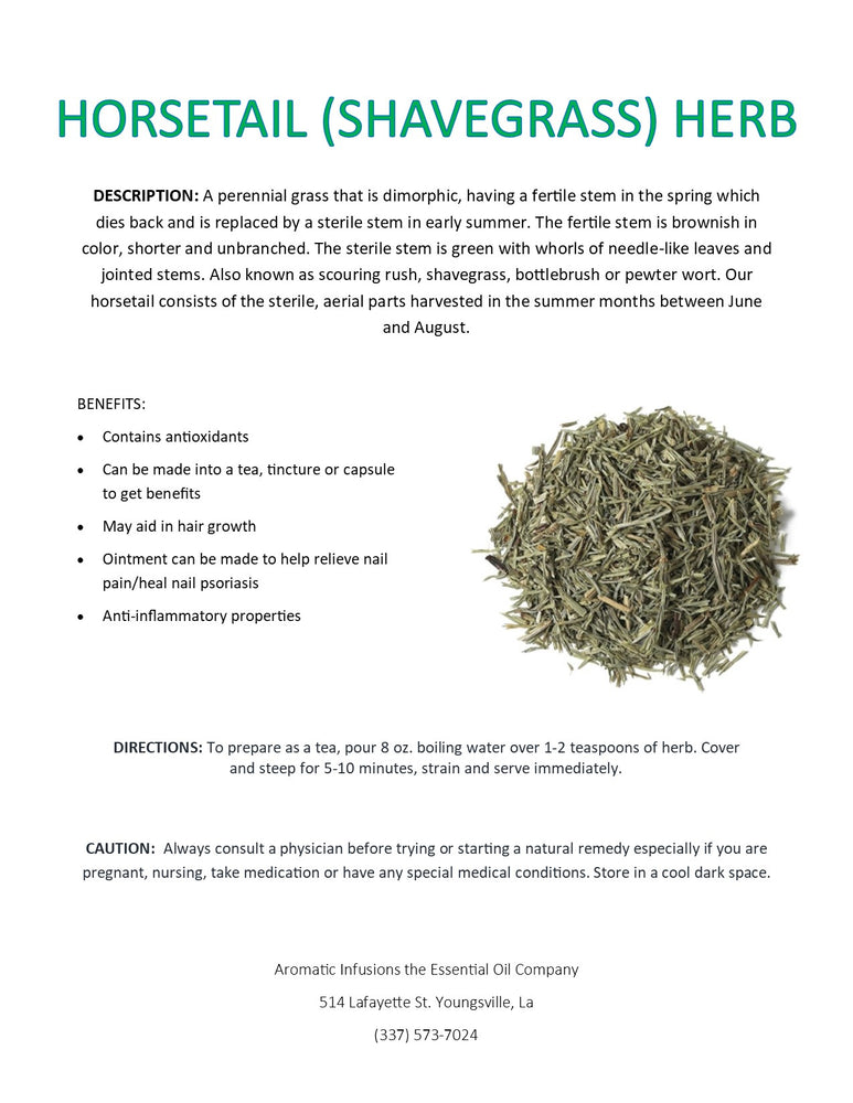 Horsetail (Shavegrass) Herb
