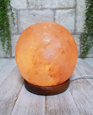 
                
                    Load image into Gallery viewer, Himalayan Salt Sphere Salt Lamp 5&amp;quot;
                
            