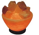 6" Himalayan Salt Bowl Lamp