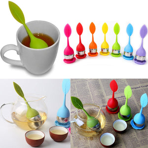 
                
                    Load image into Gallery viewer, Silicone Leaf Tea Infuser
                
            